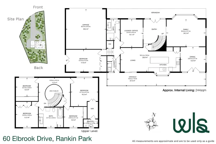 Floorplan of Homely house listing, 60 Elbrook Drive, Rankin Park NSW 2287