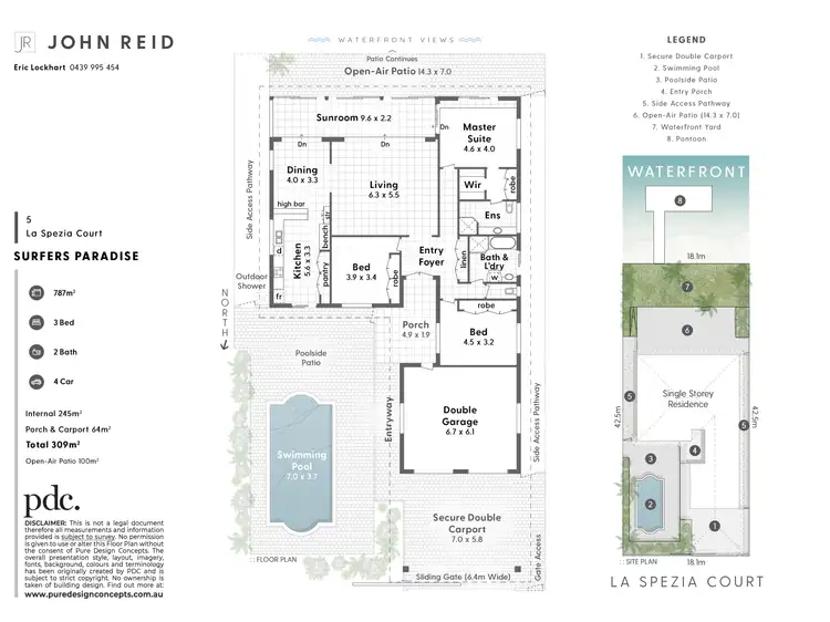 Floorplan of Homely house listing, 5 La Spezia Court, Isle of Capri QLD 4217