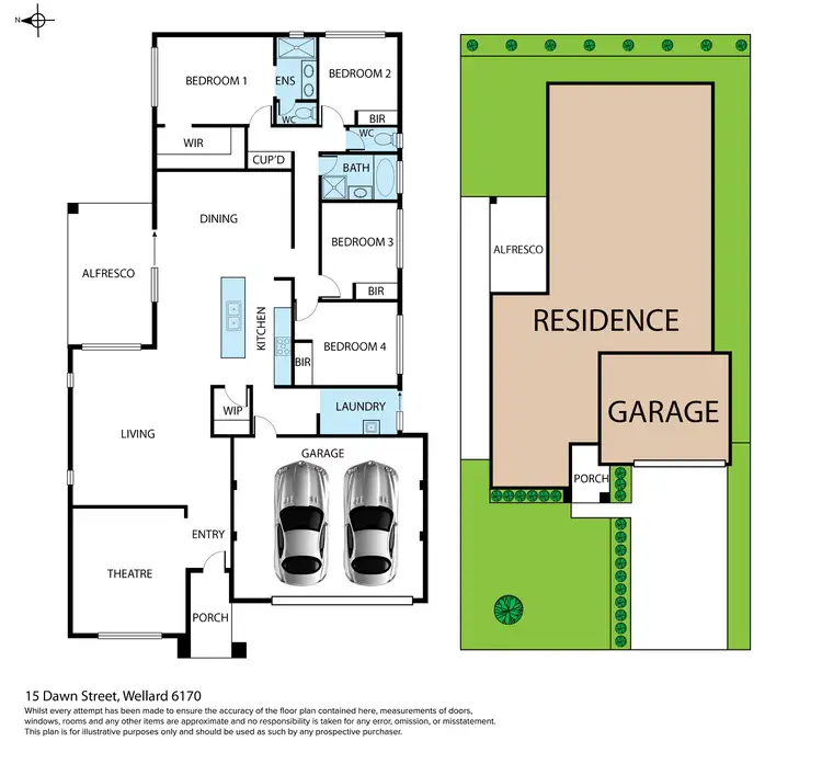 Floorplan of Homely house listing, 15 Dawn Street, Wellard WA 6170