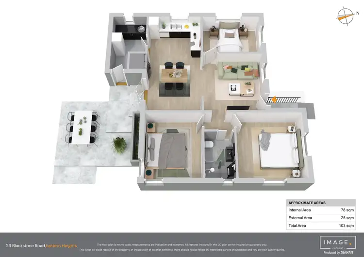 Floorplan of Homely house listing, 23 Blackstone Road, Eastern Heights QLD 4305