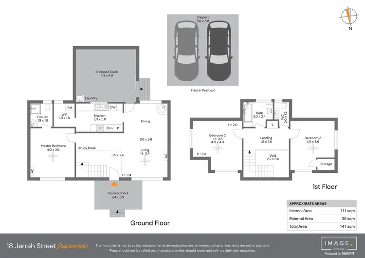 Floorplan of Homely house listing, 18 Jarrah Street, Raceview QLD 4305