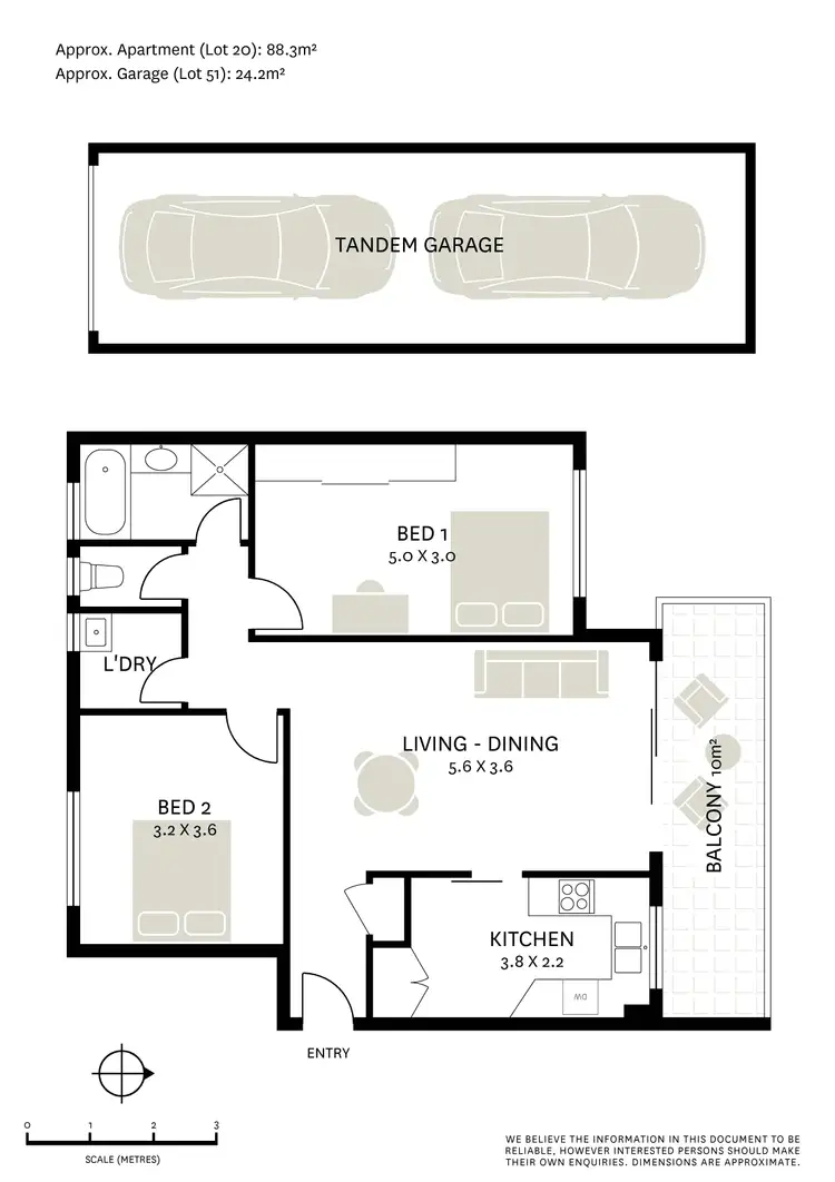 Floorplan of Homely apartment listing, 20/14-24 Kidman Street, Coogee NSW 2034