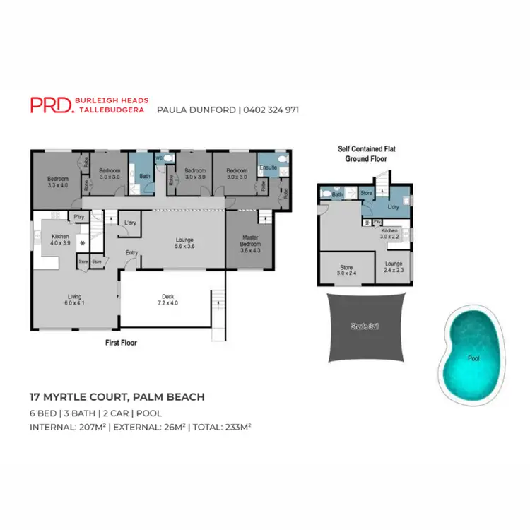 Floorplan of Homely house listing, 17 Myrtle Court, Palm Beach QLD 4221