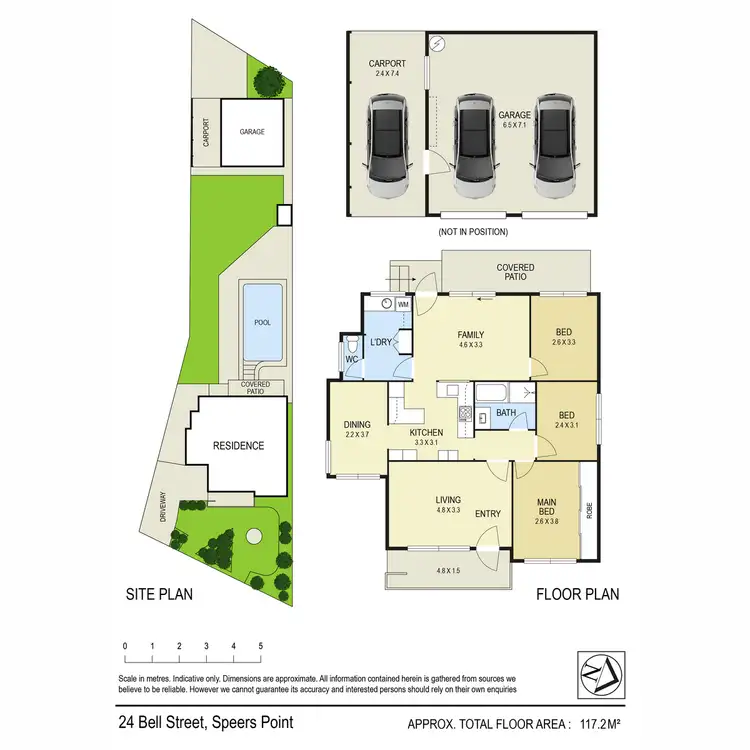 Floorplan of Homely house listing, 24 Bell Street, Speers Point NSW 2284