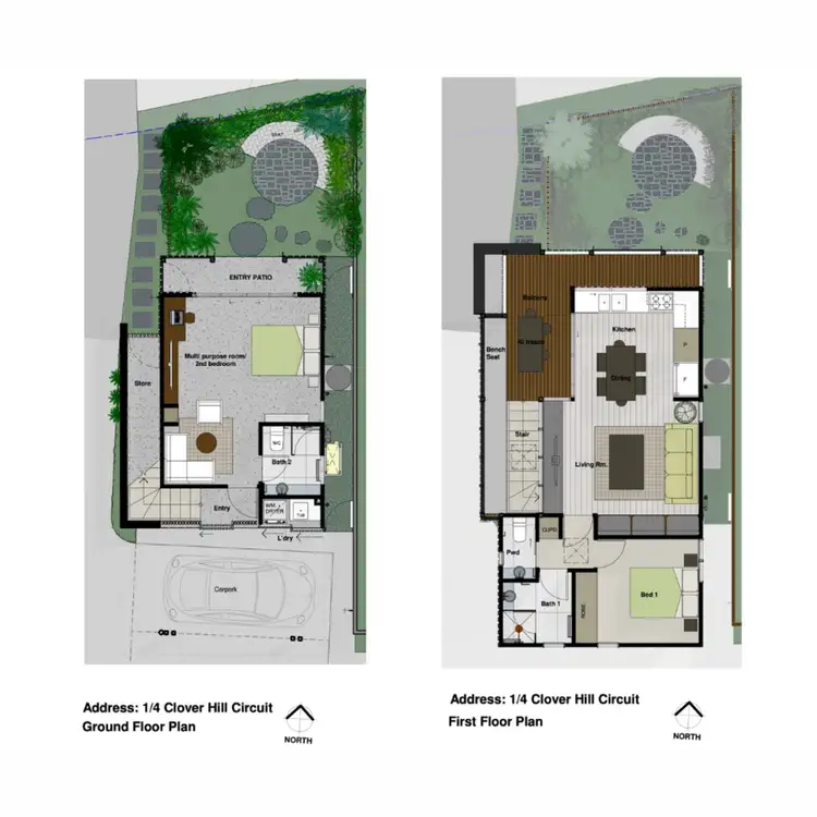 Floorplan of Homely house listing, 1/4 Clover Hill Circuit, Bangalow NSW 2479