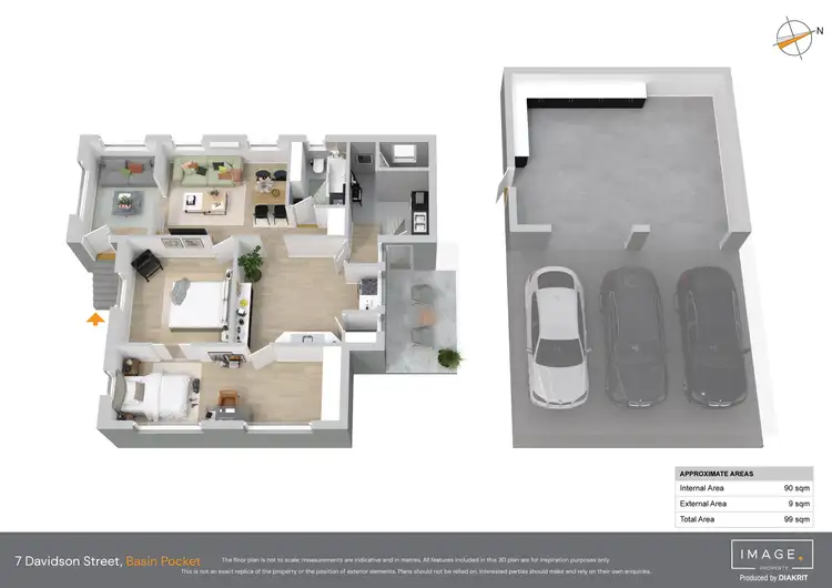 Floorplan of Homely house listing, 7 Davidson Street, Basin Pocket QLD 4305