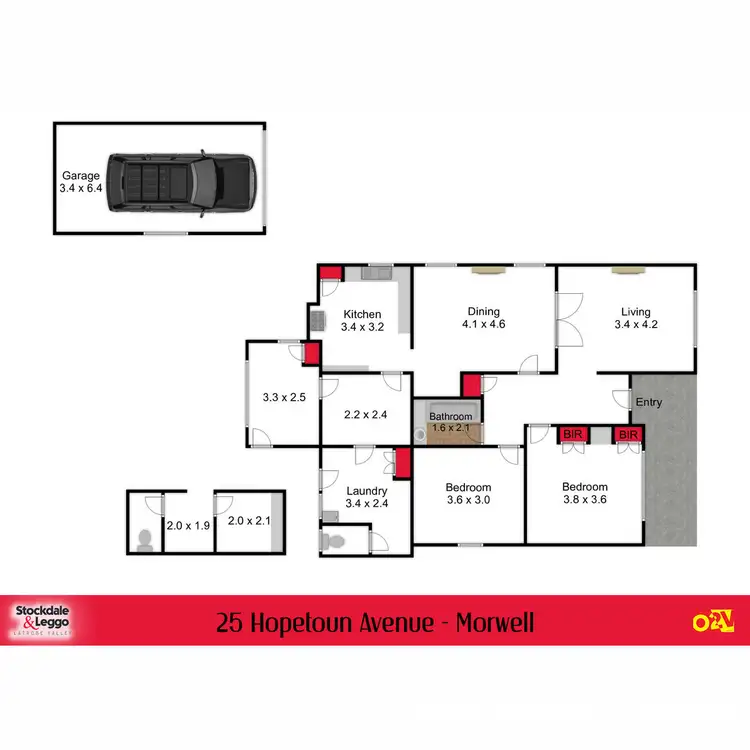 Floorplan of Homely house listing, 25 Hopetoun Avenue, Morwell VIC 3840