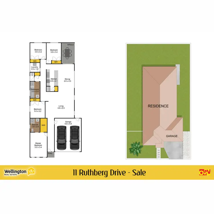 Floorplan of Homely house listing, 11 Ruthberg Drive, Sale VIC 3850