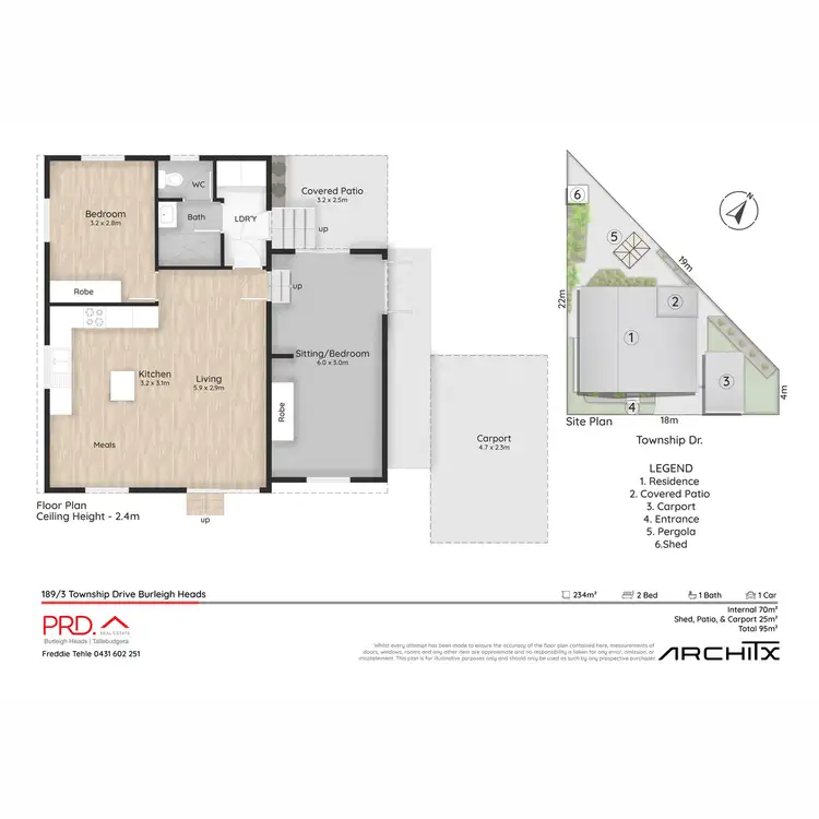 Floorplan of Homely other listing, 189/3 Township Drive, Burleigh Heads QLD 4220