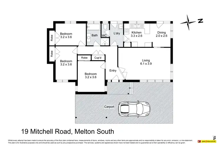Floorplan of Homely house listing, 19 Mitchell Road, Melton South VIC 3338