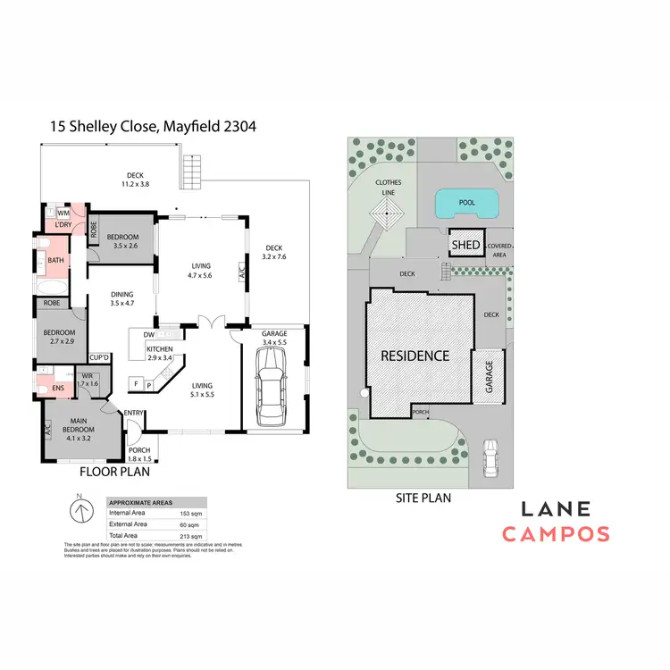 Floorplan of Homely house listing, 15 Shelley Close, Mayfield NSW 2304