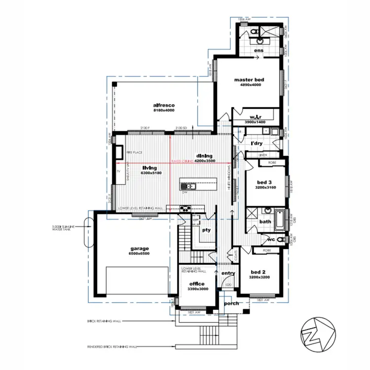 Floorplan of Homely house listing, 7 Salisbury Road, Leneva VIC 3691