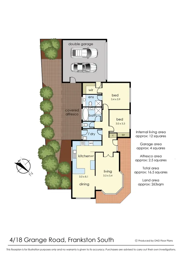 Floorplan of Homely unit listing, 4/18 Grange Road, Frankston South VIC 3199