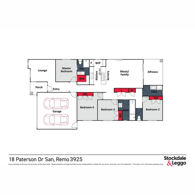 Floorplan of Homely house listing, 18 Paterson Drive, San Remo VIC 3925