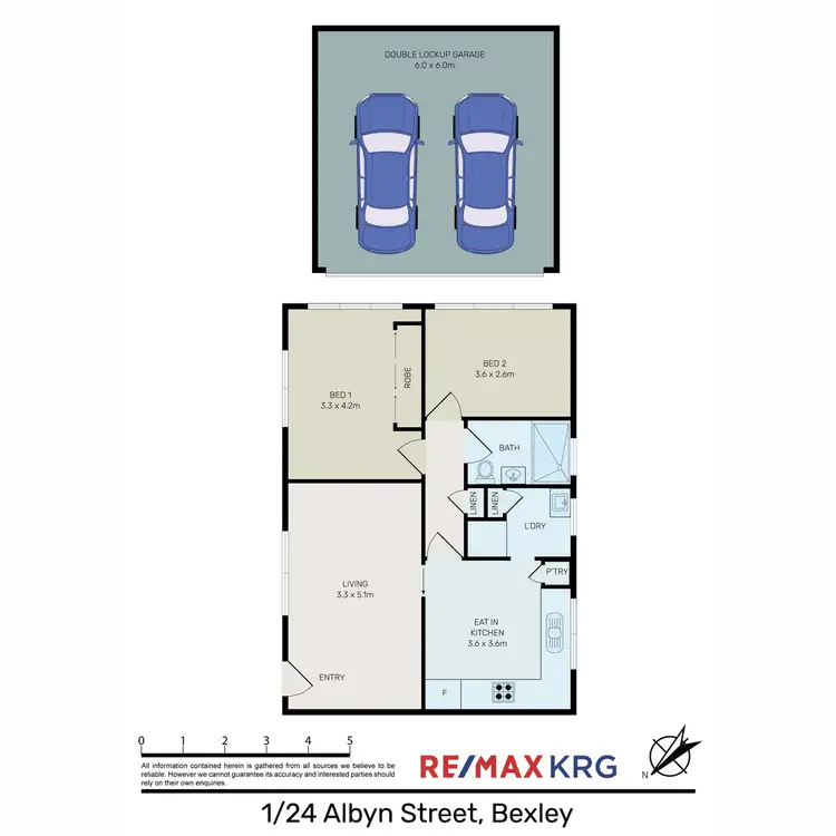 Floorplan of Homely apartment listing, 1/24 Albyn Street, Bexley NSW 2207