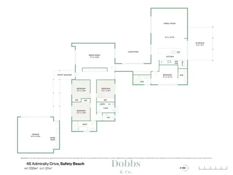 Floorplan of Homely house listing, 48 Admiralty Drive, Safety Beach NSW 2456