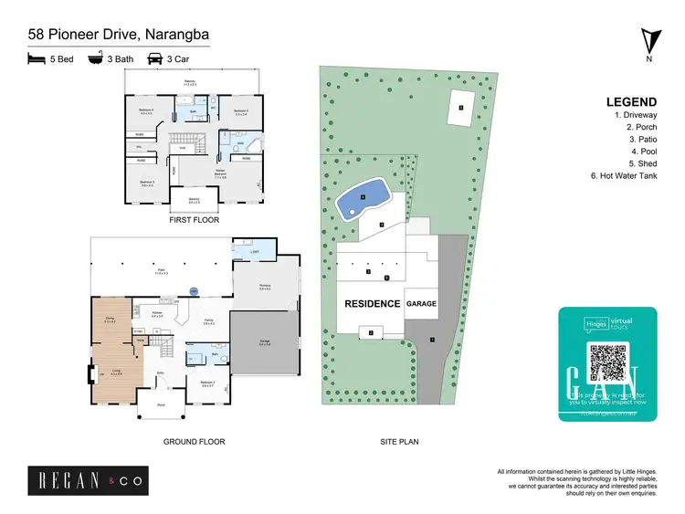 Floorplan of Homely house listing, 58 Pioneer Drive, Narangba QLD 4504
