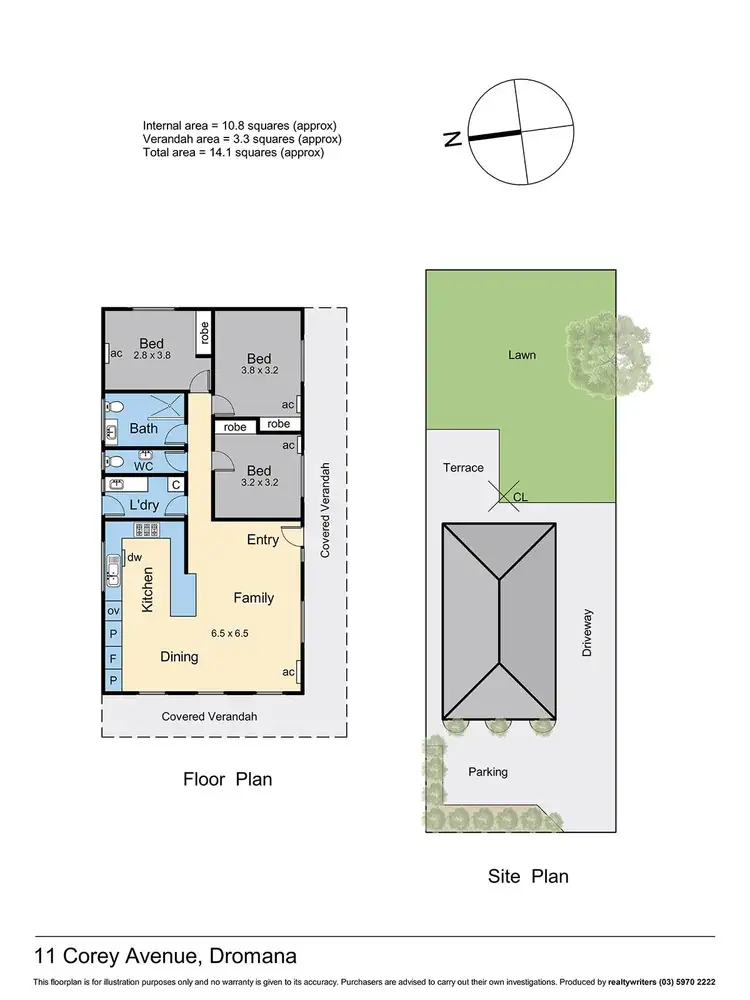 Floorplan of Homely house listing, 11 Corey Avenue, Dromana VIC 3936