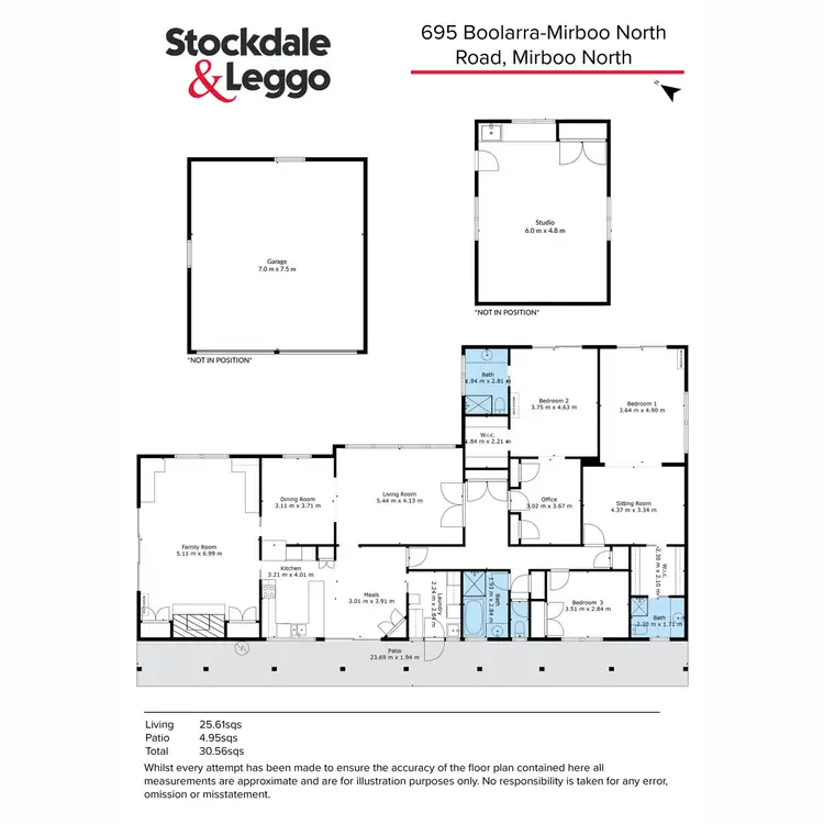 Floorplan of Homely rural property listing, 695 Boolarra-Mirboo North Road, Mirboo North VIC 3871