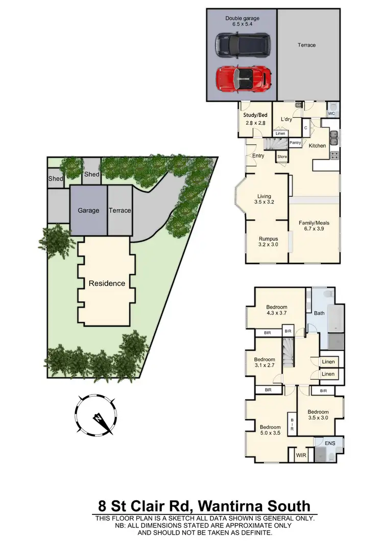 Floorplan of Homely house listing, 8 St Clair Road, Wantirna South VIC 3152