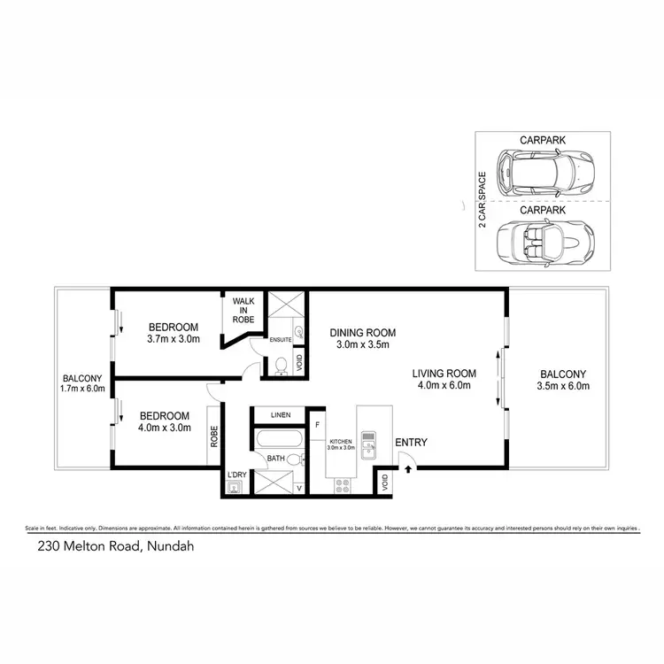 Floorplan of Homely apartment listing, 12/230 Melton Road, Nundah QLD 4012