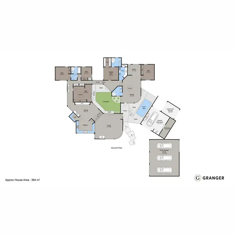 Floorplan of Homely house listing, 2A Parattah Court, Rosebud VIC 3939