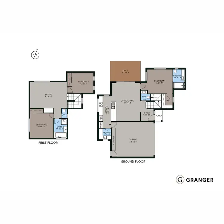 Floorplan of Homely townhouse listing, 2/20 Wattle Road, Mccrae VIC 3938