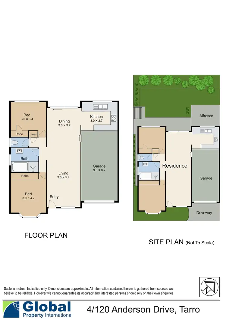 Floorplan of Homely villa listing, 4/120 Anderson Drive, Tarro NSW 2322