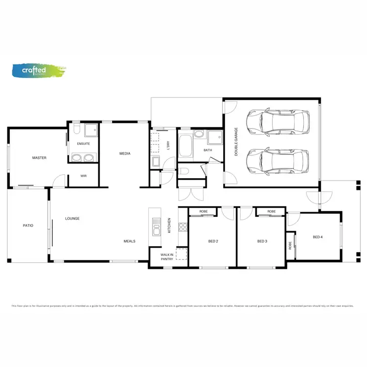 Floorplan of Homely house listing, 24 Sunset Lane, Loganholme QLD 4129