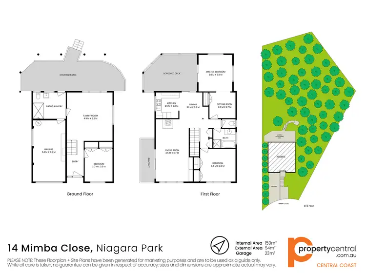 Floorplan of Homely house listing, 14 Mimba Close, Niagara Park NSW 2250