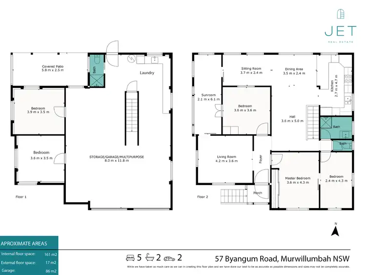 Floorplan of Homely house listing, 57 Byangum Road, Murwillumbah NSW 2484