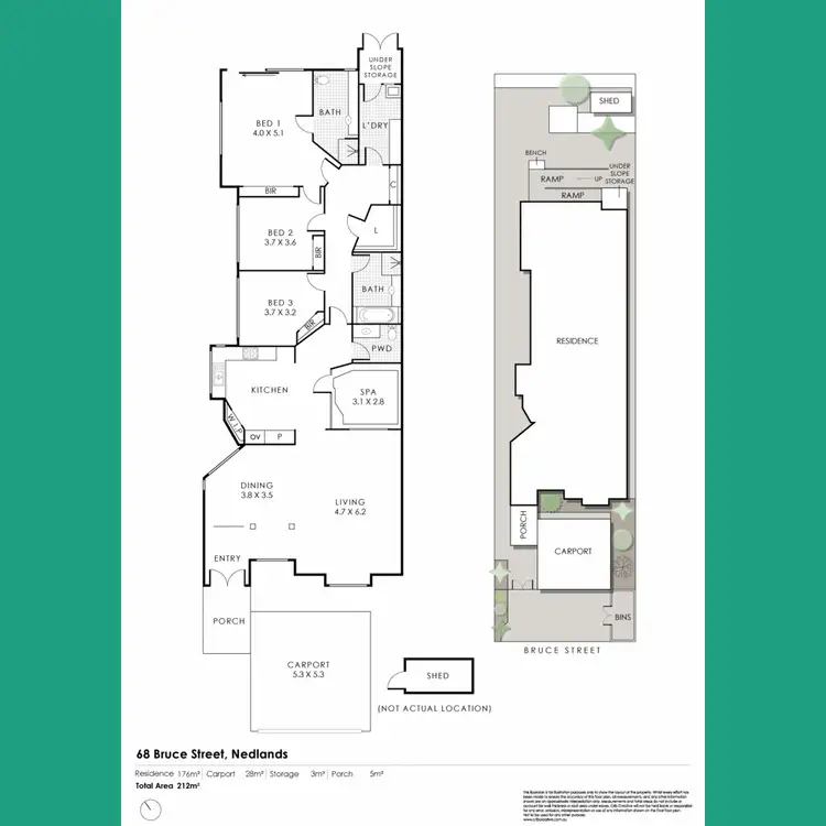 Floorplan of Homely house listing, 68 Bruce Street, Nedlands WA 6009