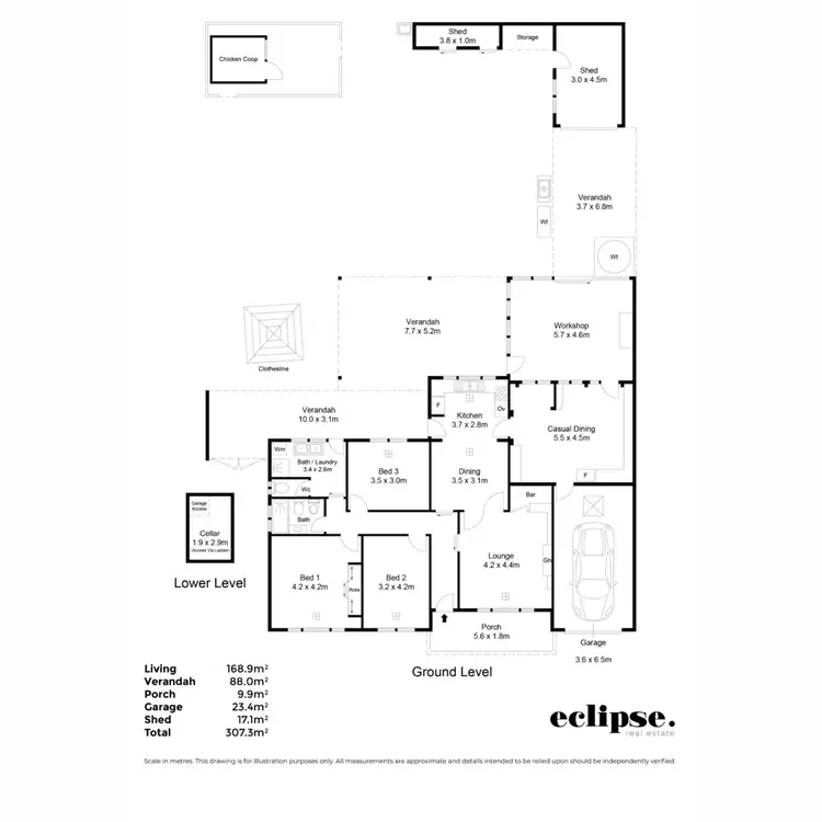 Floorplan of Homely house listing, 56 Avenue Road, Glynde SA 5070
