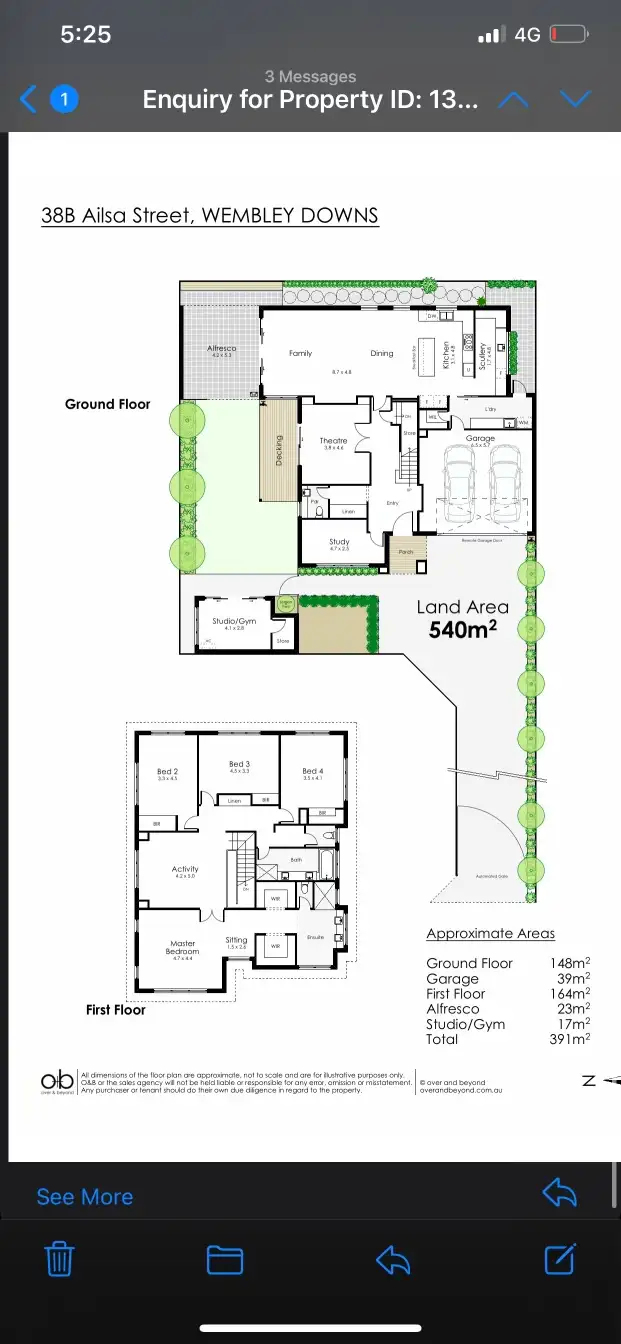 Floorplan of Homely house listing, 38B Ailsa Street, Wembley Downs WA 6019