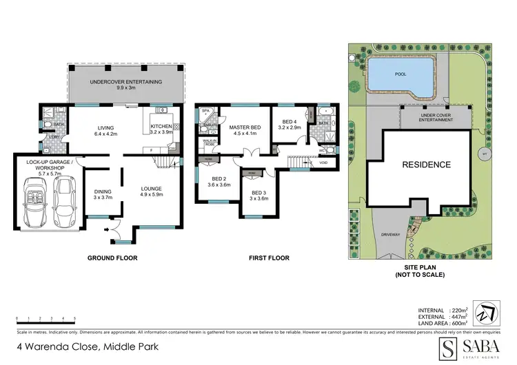 Floorplan of Homely house listing, 4 Warenda Close, Middle Park QLD 4074