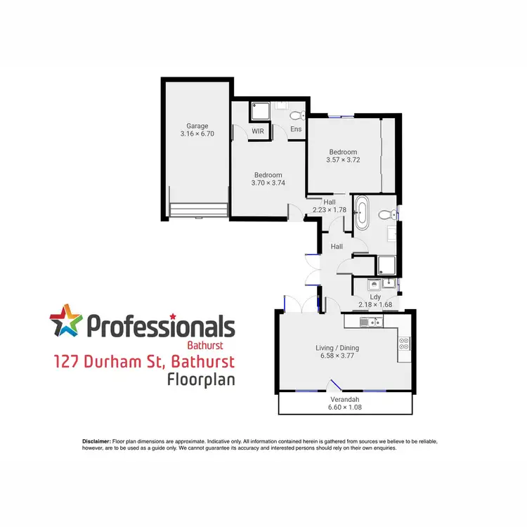Floorplan of Homely house listing, 127 Durham Street, Bathurst NSW 2795