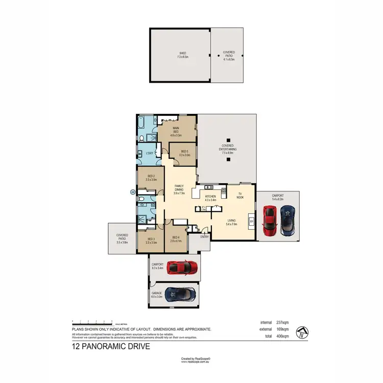 Floorplan of Homely house listing, 12 Panoramic Drive, Narangba QLD 4504