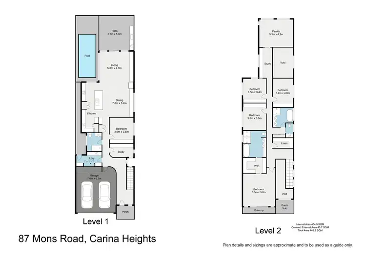 Floorplan of Homely house listing, 87 Mons Road, Carina Heights QLD 4152