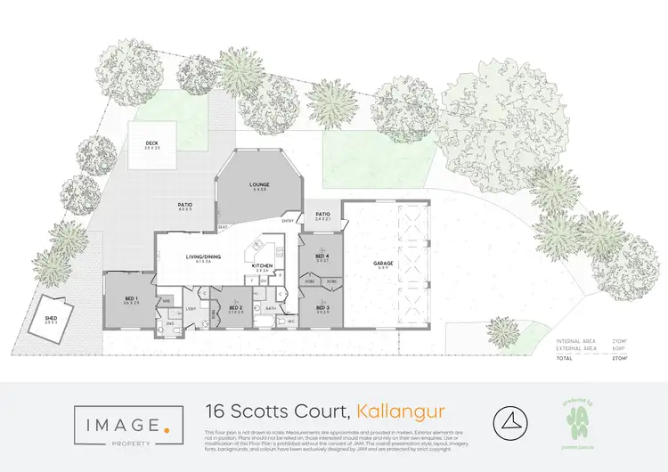 Floorplan of Homely house listing, 16 Scotts Court, Kallangur QLD 4503