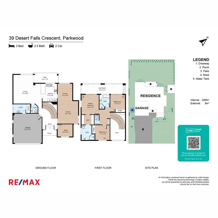 Floorplan of Homely house listing, 39 Desert Falls Crescent, Parkwood QLD 4214