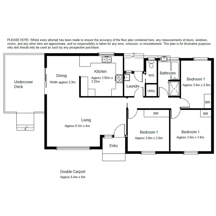 Floorplan of Homely house listing, 1 Davenport Street, Port Augusta SA 5700