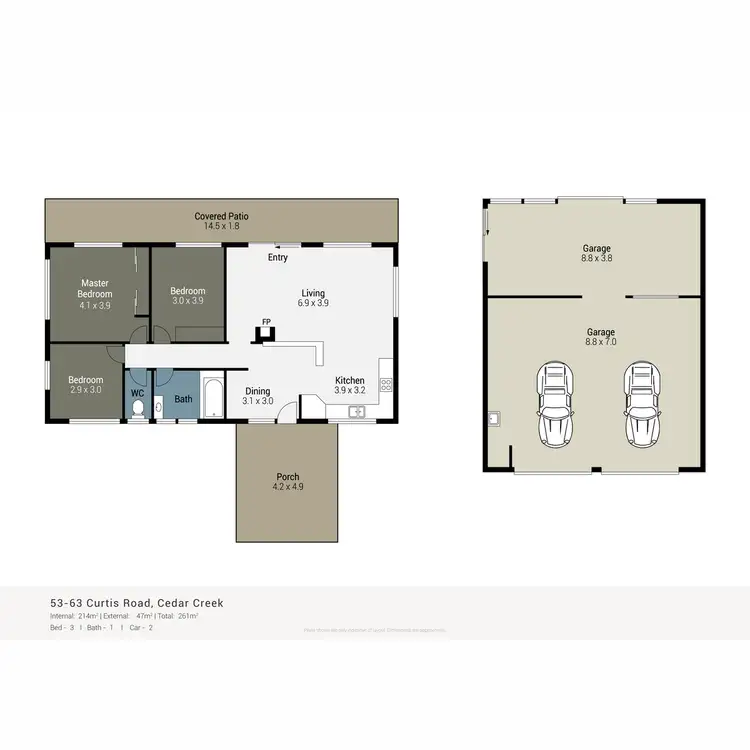Floorplan of Homely rural property listing, 53 - 63 Curtis Road, Cedar Creek QLD 4207