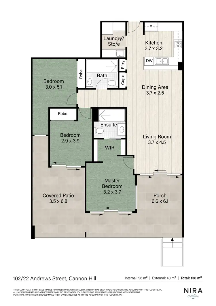 Floorplan of Homely unit listing, 102/22 Andrews Street, Cannon Hill QLD 4170