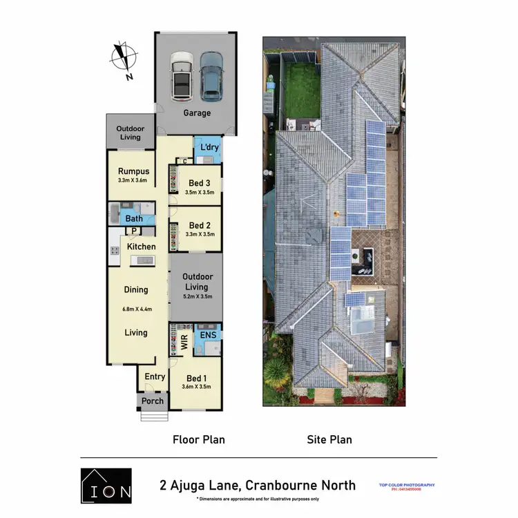 Floorplan of Homely house listing, 2 Ajuga Lane, Cranbourne North VIC 3977