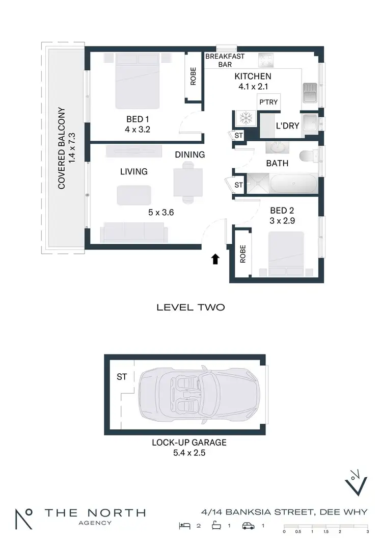 Floorplan of Homely apartment listing, 4/14 Banksia Street, Dee Why NSW 2099