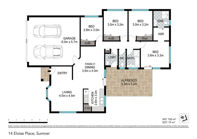 Floorplan of Homely house listing, 14 Eloise Place, Sumner QLD 4074
