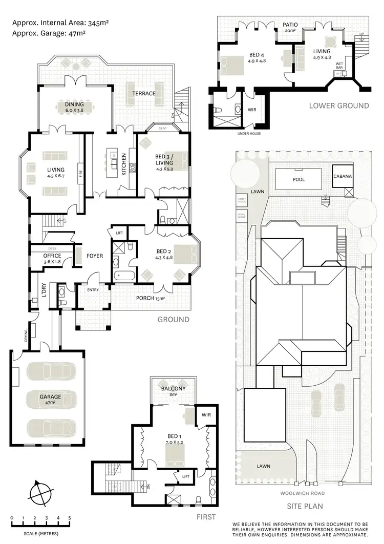 Floorplan of Homely house listing, 44 Woolwich Road, Hunters Hill NSW 2110