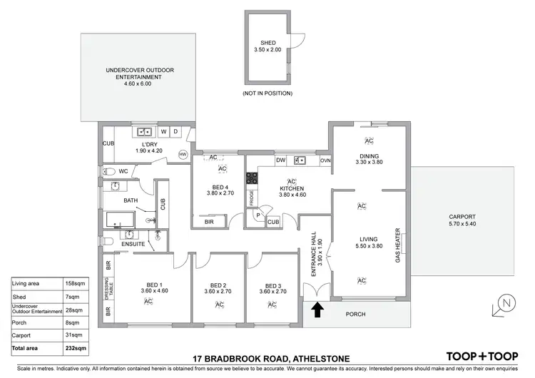 Floorplan of Homely house listing, 17 Bradbrook Road, Athelstone SA 5076