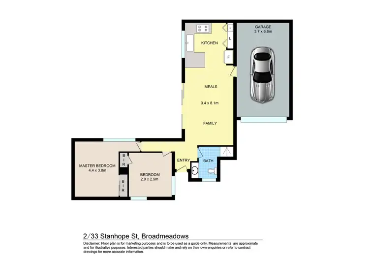 Floorplan of Homely unit listing, 2/33 Stanhope Street, Broadmeadows VIC 3047