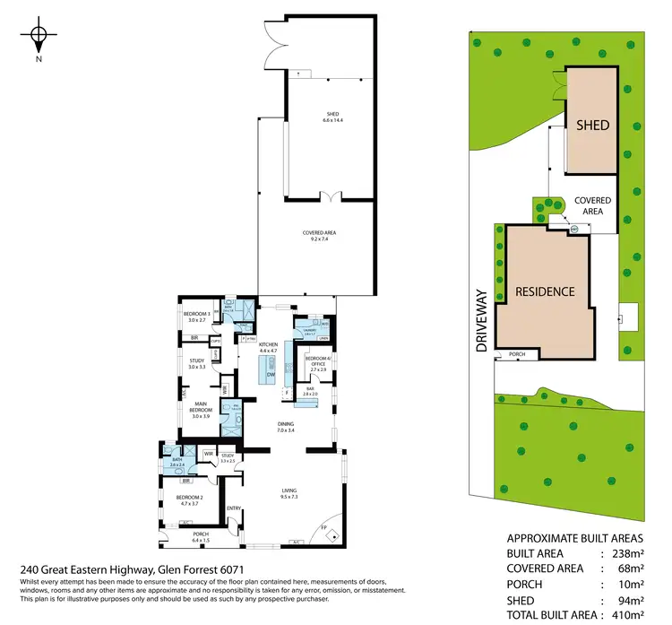 Floorplan of Homely house listing, 240 Great Eastern Highway, Glen Forrest WA 6071